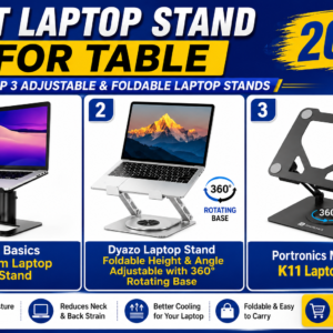 Best Laptop Stand for Table in India (2026): Top 3 Reviews