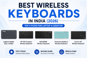 Read more about the article Best Wireless Keyboard for Laptop in India (2026): Top 5 Reviews