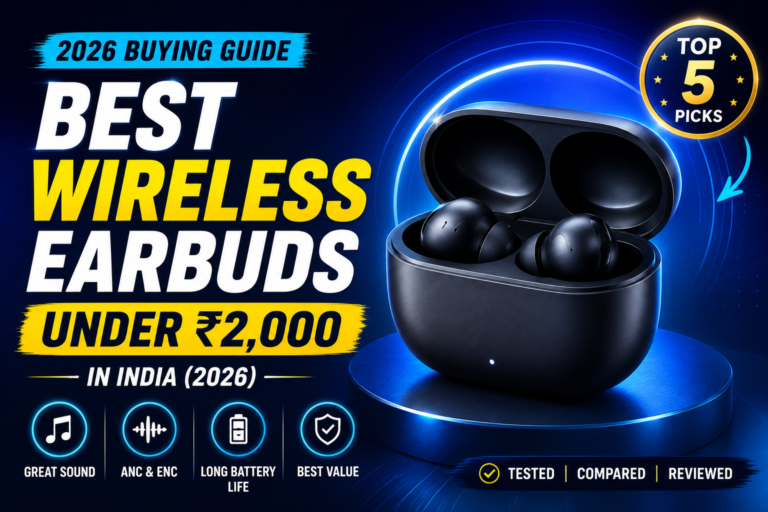 Best Wireless Earbuds Under ₹2,000 in India (2026): Top 5 TWS Earbuds Reviewed
